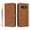 Brown, variant on Flip Case for Samsung Galaxy Note 8 RFID Blocking Magnetic Clasp Wallet Case with 3 Card Slots and Kickstand Function
