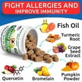 thumbnail image 4 of Masticables para aliviar la alergia en perros Bark&Spark Aller Bites 120 masticables, 4 of 6
