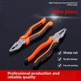 thumbnail image 4 of 8-Inch Heavy-Duty Steel Wire Cutter with Flat Nose Design - Multi-Functional Hand Tool for Wire Cutting, Insulation Stripping, Electrical Work - Durable, Compact & Wholesale Available for, 4 of 4