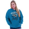 thumbnail image 5 of Grandma Rocks Funny Cassette Cute Hoodie Sweatshirt Women Brisco Brands 3X, 5 of 6