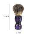 thumbnail image 2 of Brosse à Raser Bleu Clair pour Hommes avec Cheveux Doux pour Mousse Riche, Design Compact (11.8cm), 2 of 6