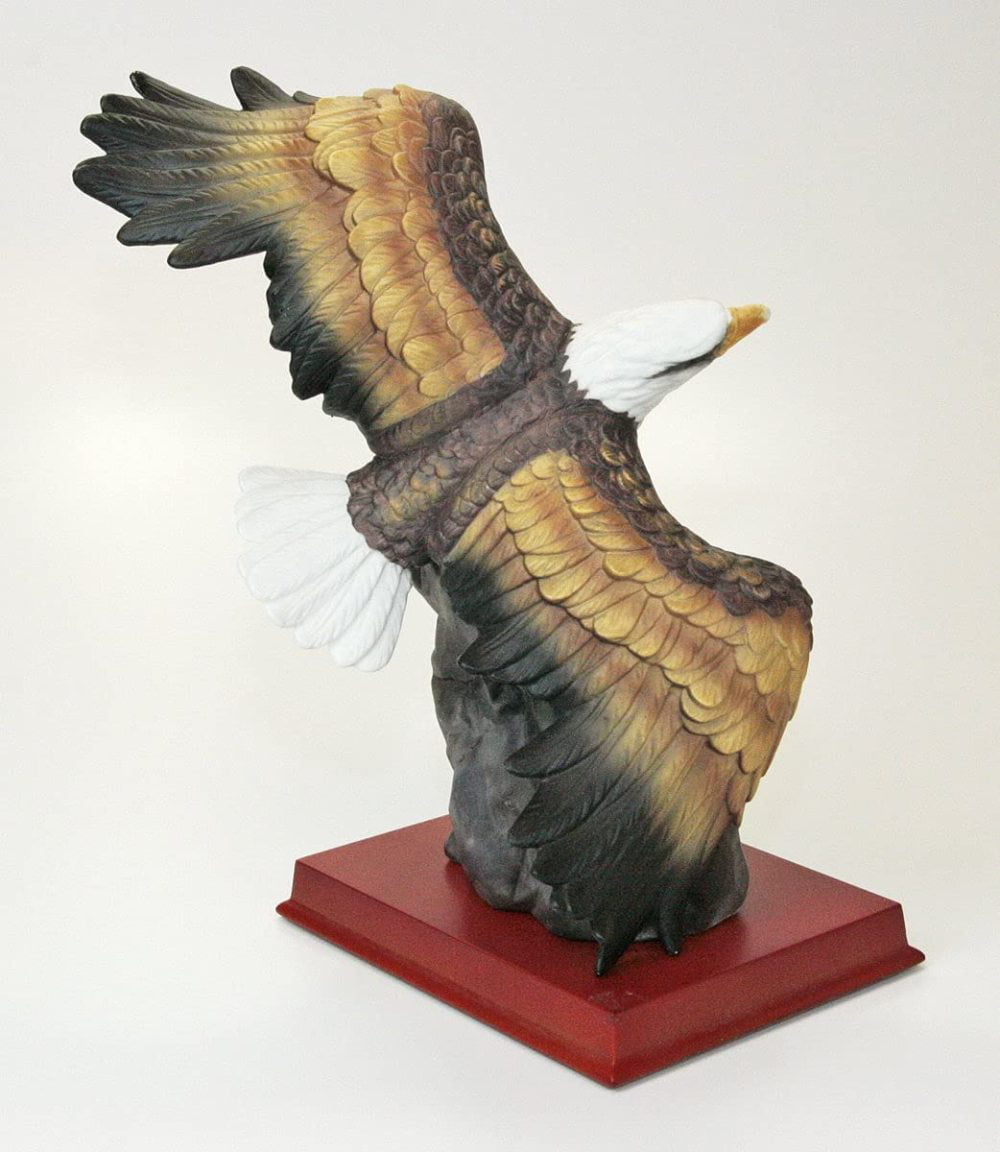Flying Bald Eagle Figurine New 
