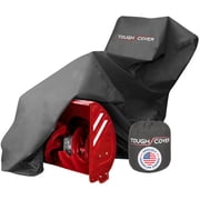 Tough Cover Snow Blower Cover - 600D Marine Grade Fabric, Snowblower Covers Waterproof Outdoor, Heavy Duty Snow Thrower Cover Universal Fit for EGO, Honda, Ariens, Ryobi, Troy Bilt, and PowerSmart