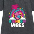 thumbnail image 2 of Trolls - Rainbow Vibes Poppy - Toddler & Youth Girls Fleece Dress, 2 of 4