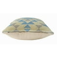 thumbnail image 6 of LR Home Chile Cotton Poly Filled Pillow in Blue, 18" x 18", 6 of 10