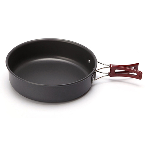 2X Camping Fry Pan Outdoor Camping Portable Non-Stick Cooking Picnic Hiking Cookware Kitchen Utensil Frying Pan
