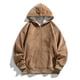 thumbnail image 3 of Gibobby Sudaderas de hombre Sudadera de forro polar con capucha para hombre con cierre completa(Caqui,XG), 3 of 5