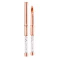 thumbnail image 1 of Pincel de diseño de uñas DR74 en tono rosa dorado, ideal para crear arte en uñas con facilidad. Incluye 8 puntas diferentes para usos variados, perfecto para gel acrílico, extensiones y más., 1 of 7