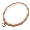 thumbnail image 4 of Plastic Oval Cross Stitch Hoop Needlework Embroidery Sewing 12x15cm, 4 of 9