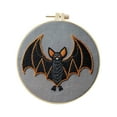 thumbnail image 1 of Halloween DIY Knitting Kit For Adults Beginners Gothic Style Handmade Embroidery Craft Set Needlepoint Supplies With Yarn And Tools, 1 of 4
