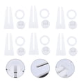 thumbnail image 1 of BRIGHTFUFU 12Pcs Frame Bracket Plastic Support Photo Frame for Office Use Home Decoration, 1 of 8