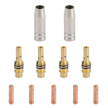 

11pcs MB15 15AK 15 AK Tip 0.8mm 0.03 Nozzle Holder MIG-200 MIG Gun