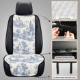 thumbnail image 6 of Xixirimido Blue Toile De Jouy Universal Front Car Seat Protector 2 Piece, Non Slip Quilted Car Seat Covers for Front Seats, Universal Fit, Airbag Compatible, Car Front Seat Cushion, Car Accessories, 6 of 7