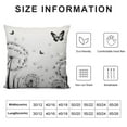thumbnail image 5 of Nawypu  Pillow Covers Set of Dandelion Butterfly Black Throw Pillow Covers  Decorative Pillow Covers for Couch Bed Chair Outdoor, 5 of 5
