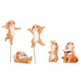thumbnail image 4 of LetCart Figuras De Jardín En Miniatura, 5 Piezas Figuras De Conejitos Estilo Lindo Material De Resina Decorativo DIY Micro Paisaje Adorno De Hierba para Patio Trasero, 4 of 5