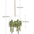 thumbnail image 4 of Injueey Decoración de plantas suculentas de alto grado de simulación de PVC que añade vida a las paredes, amantes de las lágrimas, plantas Decoración, 4 of 6