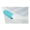 thumbnail image 3 of Caja Organizadora JOY Multiusos Tapa Transparente con Broches Color Aqua 29 Litros, 3 of 4