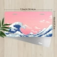 thumbnail image 2 of License Plate, Pink hued Wave Art Decorative Front,Personalized Stainless Steel License Plate Cover For Men Women,12.2" X 6.2", 2 of 6