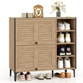thumbnail image 1 of Costway Armoire de Rangement pour Chaussures avec Portes Rabattables, Tablettes Ajustables et Amovibles pour l'Entrée, 1 of 9