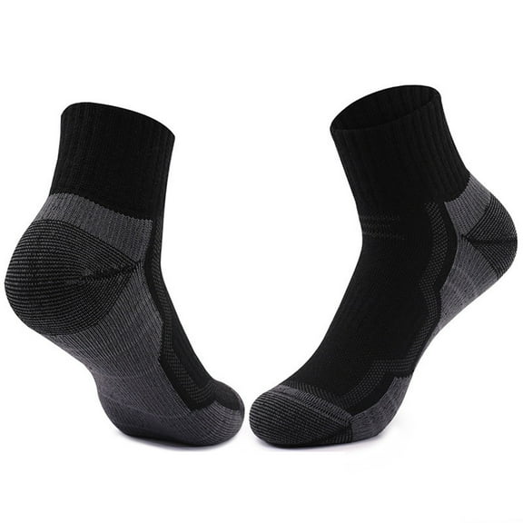 3 Pairs Sport Socks for Men Breathable Trail Running Socks Quick Dry Sock for Hiking Outdoor Sports Lightweight Compression Socks Moisture Control