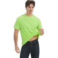 thumbnail image 5 of ProtectX 2-Pack High Visibility Short Sleeve Construction Work T-Shirts, Comfortable Cotton Blend Men's Athletic Shirt, 5 of 6
