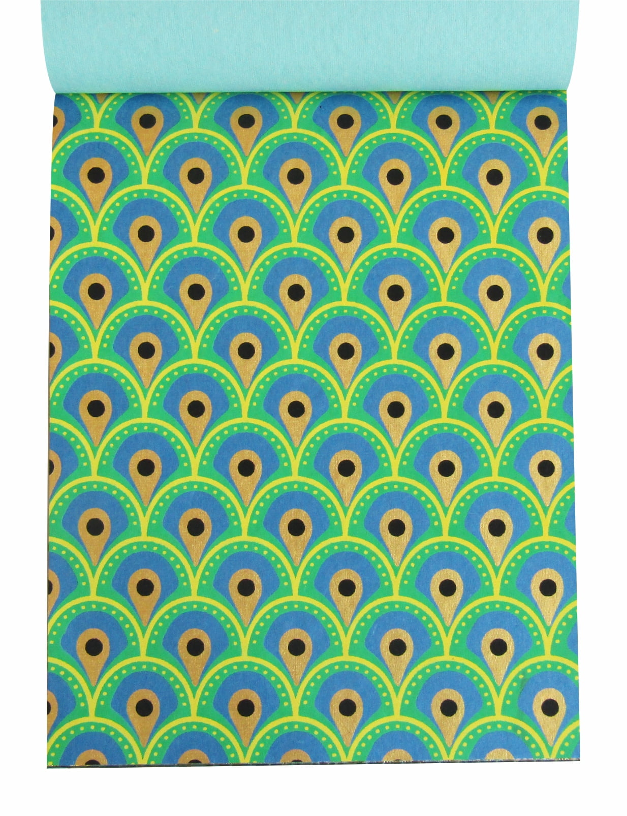 Paperhues Cool Colors Collection Handmade Scrapbook Papers 8.5x11" Pad, 36 Sheets.
