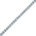thumbnail image 2 of 925 Sterling Silver Mens Womens Unisex 3mm 26 Inch Cubic Zirconia Tennis Chain Necklace for Men, 2 of 2