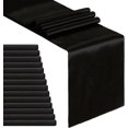 thumbnail image 1 of 15 Pack Pink Satin Table Runner 12 x 108 Inch Long Table Runner for Wedding Birthday Party Engagement Decorations, 1 of 7