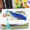 thumbnail image 4 of Cuadros Decorativos 2 uds pavo real DIY en forma especial diamante pintura cuero bordado arte marcapáginas DQrwqpou Nuevos Originales, 4 of 9