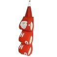 thumbnail image 2 of Soporte para rollos de papel de seda colgante festivo para decoración de cocina Soporte para toallas de papel navideño con temática de Papá Noel, 2 of 6