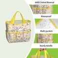 thumbnail image 4 of Garden Tool Bag,Pioneer Flower Floral Print Pattern Garden Tool Organizer,Garden Gifts,Waterproof Multi-Pocket Garden Tool Storage 11.8x5.5x11.4 Inch(Tools NOT Included), 4 of 6