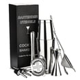 thumbnail image 3 of GUOOL 8pcs Shaker Bar Set Stainless Steel Bartender Tools Kit 18/25, 3 of 7