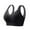 Black bras, variant on Womens Wireless Bras Breathable Comfort Knitted Ribbed Wirefree Seamless Bralettes Ladies Full Coverage Push up Bra Underwear