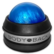 Massage Roller Ball - Handheld Self Massage Therapy Tool for Sore Muscle Recovery, Pain Relief by Body Back Company (Blue)