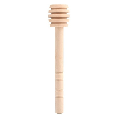 

50Pcs/set Household Wooden Jam Honey Dipper Jar Dispensing Collecting Stirring Rod Stick 10cm