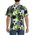 thumbnail image 3 of Vsdgher Football Print Men's Dry Fit Mesh Athletic Shirts Moisture Wicking Tennis T-Shirt Tops, 3 of 9