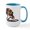 White/Blue Inside, variant on CafePress - Cute Blenheim CKCS Large Mug - 15 oz Ceramic Large White Novelty Mug