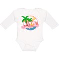 thumbnail image 3 of Inktastic I Love California with Ocean and Palm Trees Boys or Girls Long Sleeve Baby Bodysuit, 3 of 5
