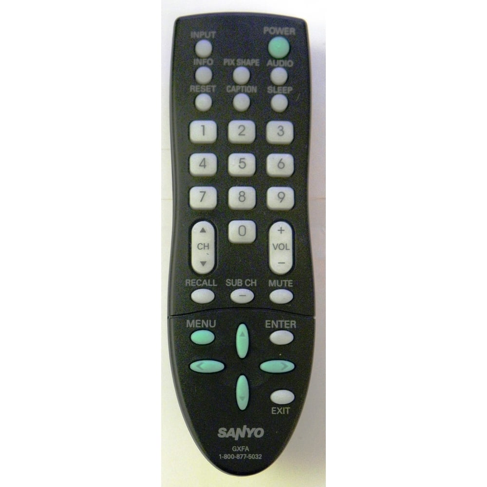 SANYO TV Remote model GXFA (New) For models DP32642 DP39E23 DP39843