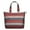 Red And Blue, variant on Red and Blue Christmas Knitted Pattern Travel Tote Bags for Women Carry On,Large Weekender Bags for Women Travel,Multi Functional Duffle Bag for Work,Shopping,Sports