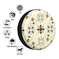 thumbnail image 4 of Sikiie Sweet Bee PVC Leather Spare Tire Wheel Cover Spare Tire Cover, for Car Truck SUV Camper Trailer Universal Fit(14-17in)-17 inch, 4 of 6