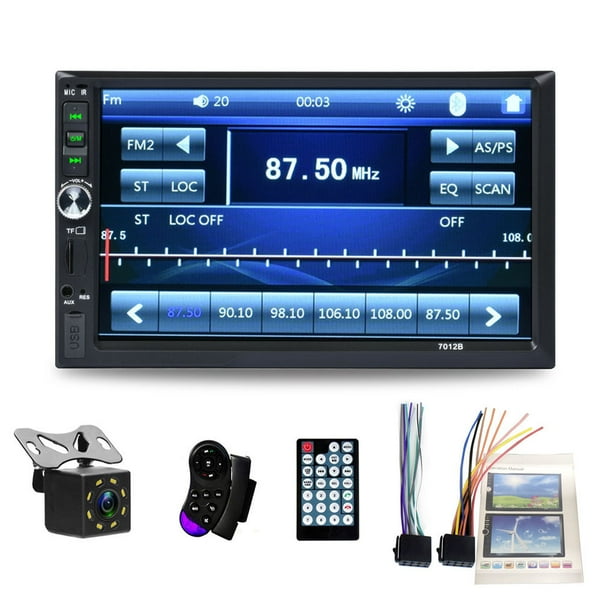 Scienceny Radio MP5 para coche compatible con Bluetooth de 7 pulgadas, tablero frontal, doble Din, pantalla táctil, navegación, reproductor Multimedia, Paneles de instrumentos para automóviles Scienceny VI015213-00B
