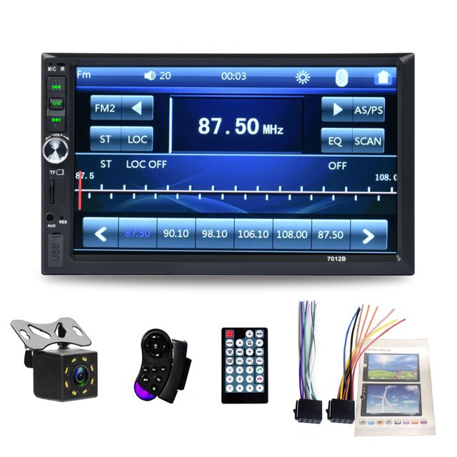 Scienceny Radio MP5 para coche compatible con Bluetooth de 7 pulgadas, tablero frontal, doble Din, pantalla táctil, navegación, reproductor Multimedia, Paneles de instrumentos para automóviles Scienceny VI015213-00B