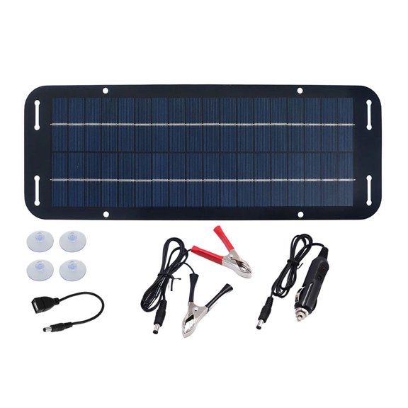 60W Solar Panel 12V olt Trickle Battery Charger For Caravan Car Van Boat Kit