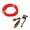 Red, variant on Dadatutu 6.5Ft Car Interior Accessories Atmosphere Lamp Car LED Strip Lights Flexible Color Ambient Light with Cigarette Adapter Plug, Under Dash Ambient Night Light, Vehicle Accessories