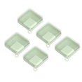 thumbnail image 1 of Contenedor de plástico pequeño transparente borde sin costuras caja de almacenamiento pequeña de plástico con diseño de glándula de 5 piezas para manualidades para collares ANGGREK Otros, 1 of 8