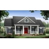 House Plan Gallery - HPG-1640 - 1,640 sq ft - 3 Bedroom - 2 Bath Small House Plans - Single Story Printed Blueprints - Simple to Build (5 Printed Sets)