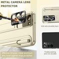 thumbnail image 3 of Compatible S Pen Case for Samsung Galaxy S23 Case with Kickstand & S Pen Holder,Hard Shockproof PC Full Coverage Stand Phone Case for Samsung Galaxy S23 Case Women,Galaxy S23 Case Champagne Gold, 3 of 14