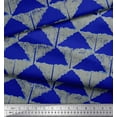 thumbnail image 2 of Soimoi Poly Georgette Fabric Triangle Geometric Fabric Prints by Yard 42 Inch Wide, 2 of 3
