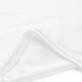 thumbnail image 6 of Zhi Women's Solid Nine-Minute Sleeve Satin Lace Robe, Silky Fabric, Nightwear & Lounge Wear,White, 6 of 6